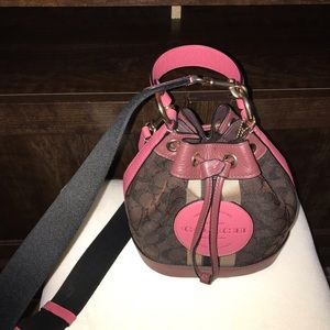 Lightly Used coach bucket bag